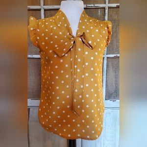 NEW Midnight Sky Polka Dot Top Small